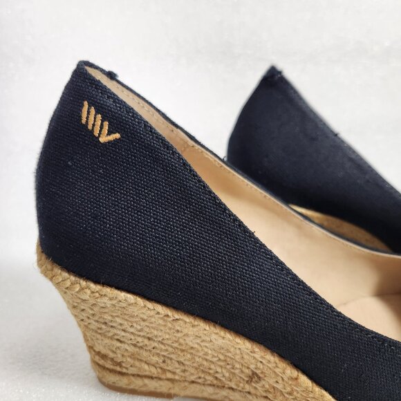 Elegant Black Wedge Shoes - Picture 6 of 15